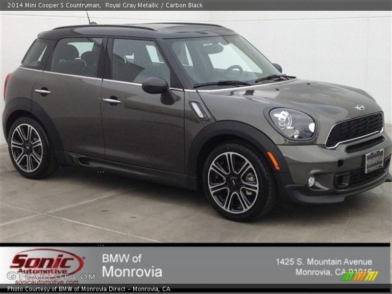 Royal Gray Metallic / Carbon Black 2014 Mini Cooper S Countryman