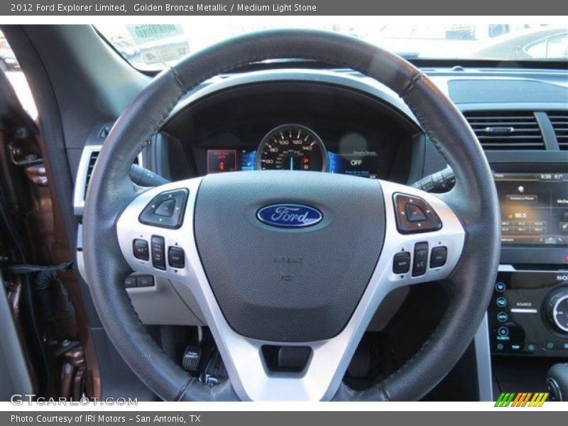 Golden Bronze Metallic / Medium Light Stone 2012 Ford Explorer Limited