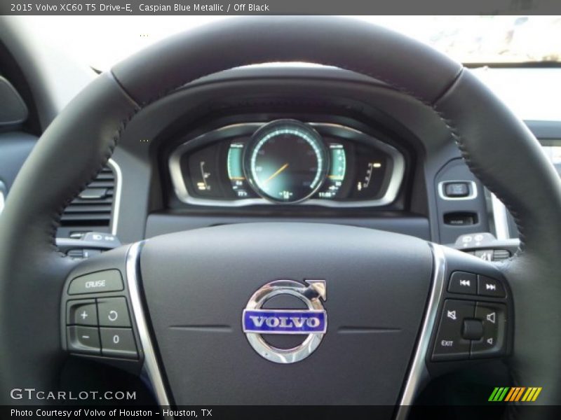 Caspian Blue Metallic / Off Black 2015 Volvo XC60 T5 Drive-E
