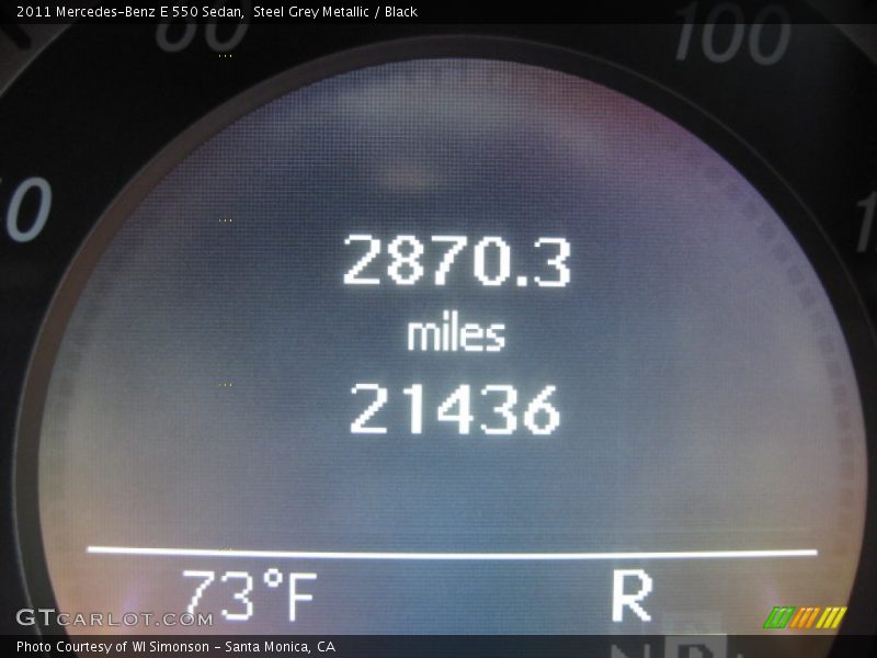 Steel Grey Metallic / Black 2011 Mercedes-Benz E 550 Sedan