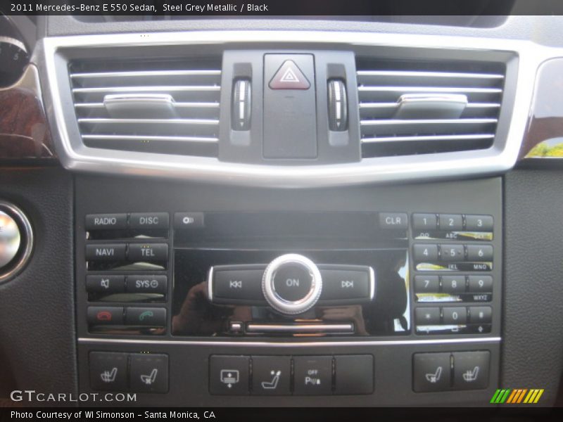Steel Grey Metallic / Black 2011 Mercedes-Benz E 550 Sedan