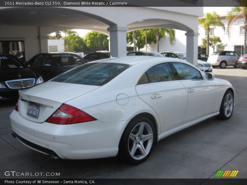 Diamond White Metallic / Cashmere 2011 Mercedes-Benz CLS 550