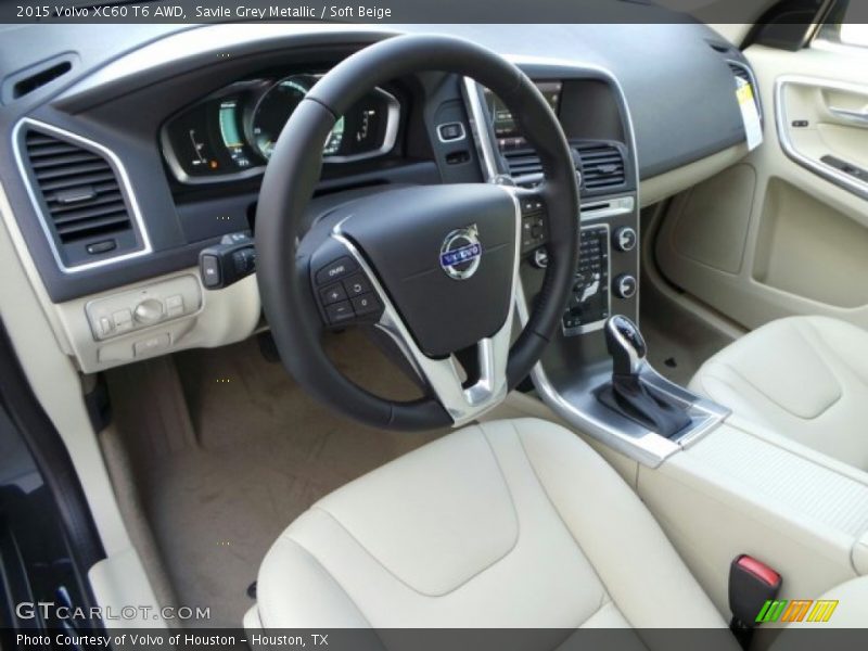  2015 XC60 T6 AWD Soft Beige Interior