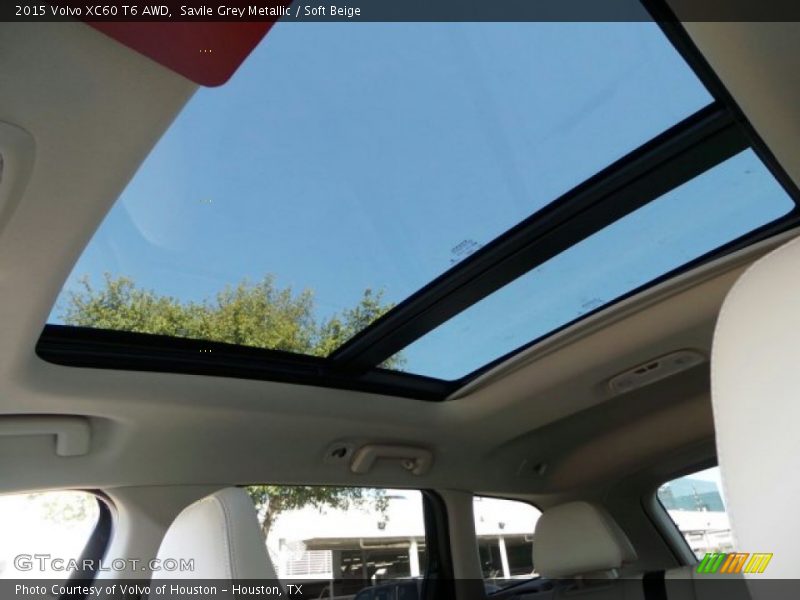 Sunroof of 2015 XC60 T6 AWD