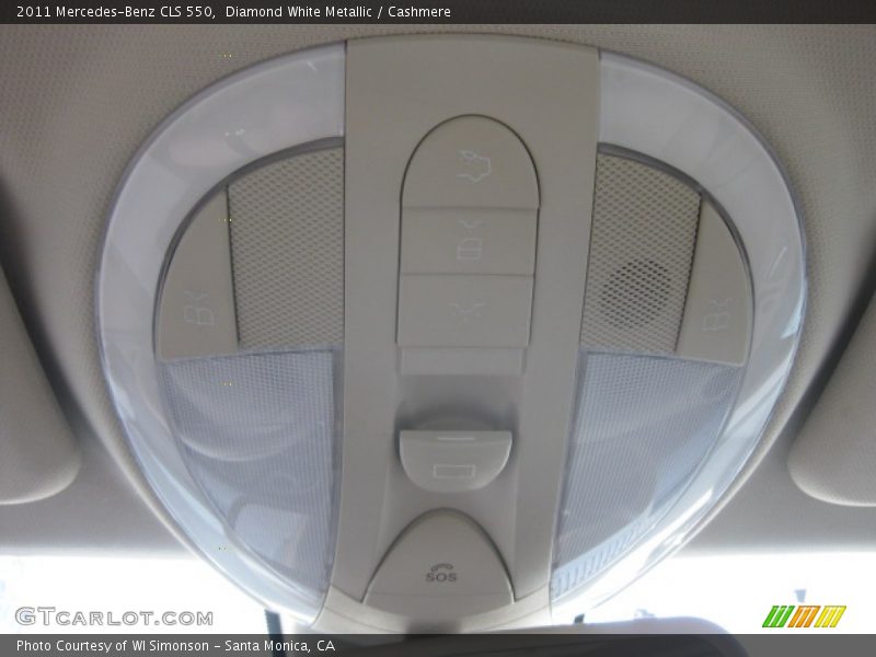 Diamond White Metallic / Cashmere 2011 Mercedes-Benz CLS 550