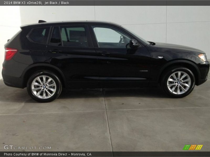 Jet Black / Black 2014 BMW X3 xDrive28i