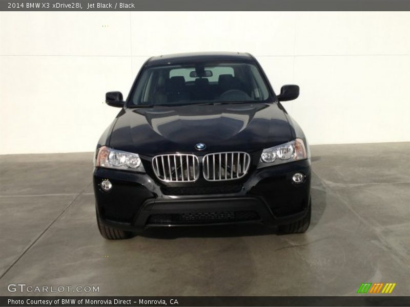 Jet Black / Black 2014 BMW X3 xDrive28i