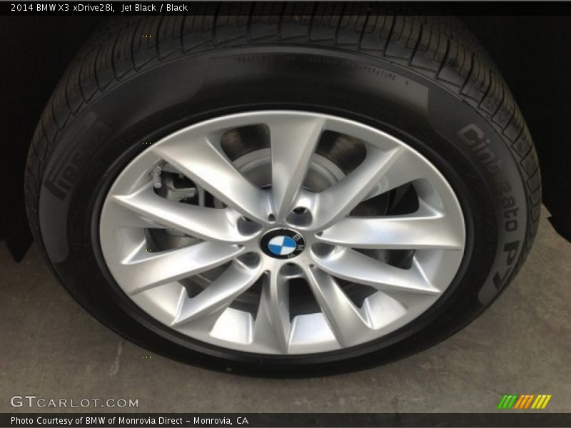 Jet Black / Black 2014 BMW X3 xDrive28i