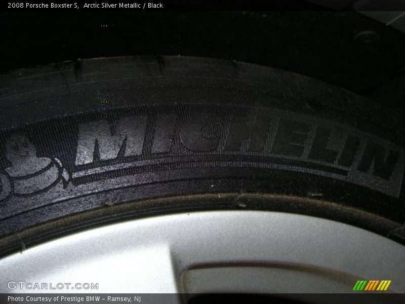 Arctic Silver Metallic / Black 2008 Porsche Boxster S