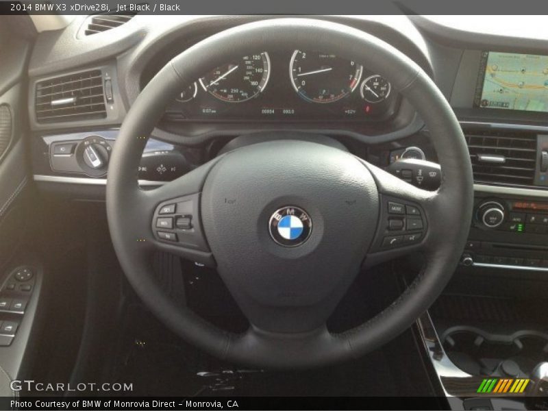 Jet Black / Black 2014 BMW X3 xDrive28i