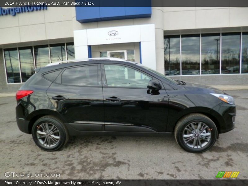 Ash Black / Black 2014 Hyundai Tucson SE AWD
