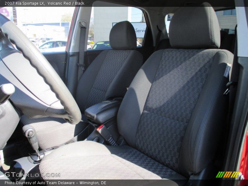 Volcanic Red / Black 2007 Kia Sportage LX