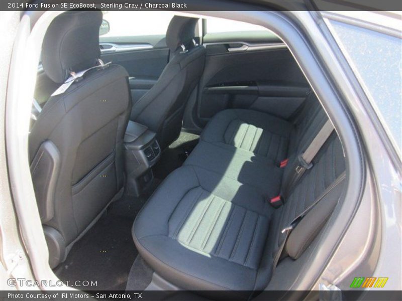 Sterling Gray / Charcoal Black 2014 Ford Fusion SE EcoBoost