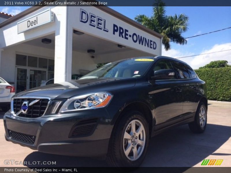 Savile Grey Metallic / Sandstone Beige 2011 Volvo XC60 3.2