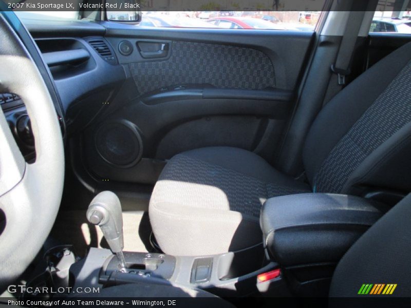 Volcanic Red / Black 2007 Kia Sportage LX