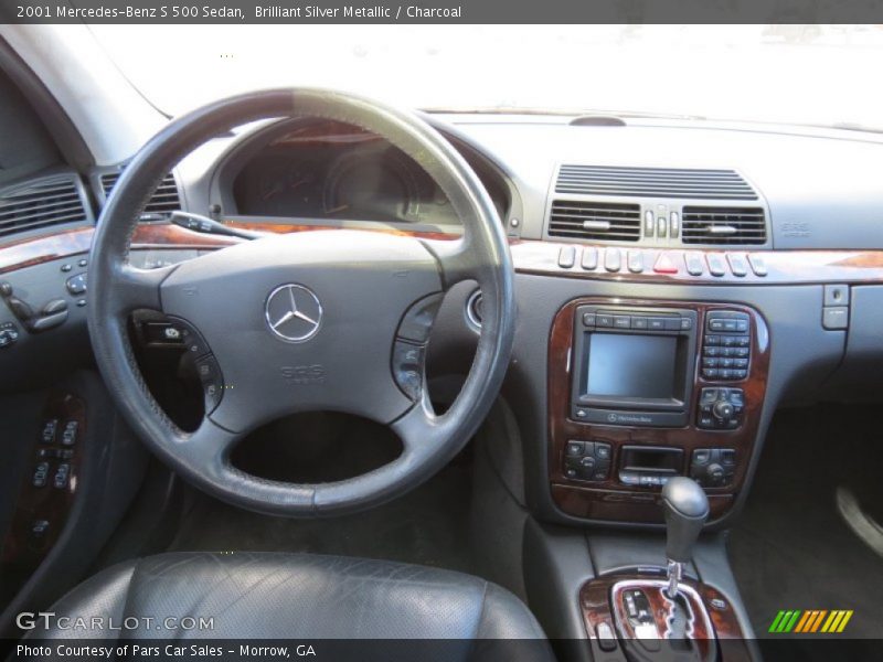 Brilliant Silver Metallic / Charcoal 2001 Mercedes-Benz S 500 Sedan