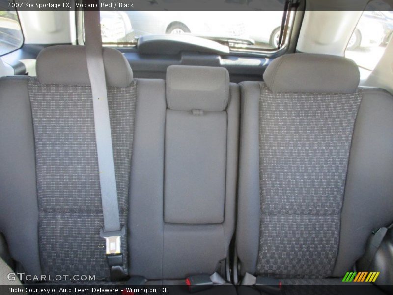 Volcanic Red / Black 2007 Kia Sportage LX