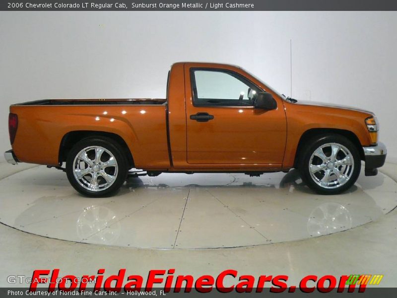 Sunburst Orange Metallic / Light Cashmere 2006 Chevrolet Colorado LT Regular Cab