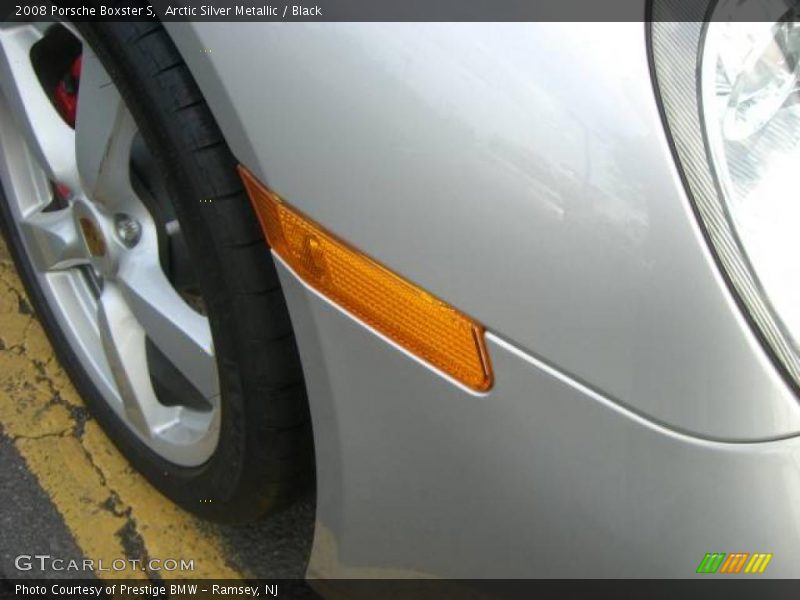 Arctic Silver Metallic / Black 2008 Porsche Boxster S