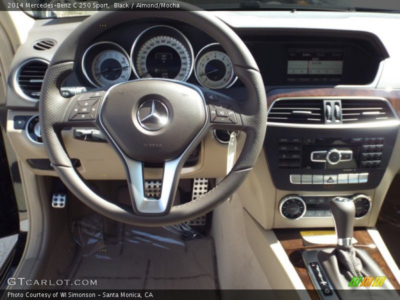 Black / Almond/Mocha 2014 Mercedes-Benz C 250 Sport