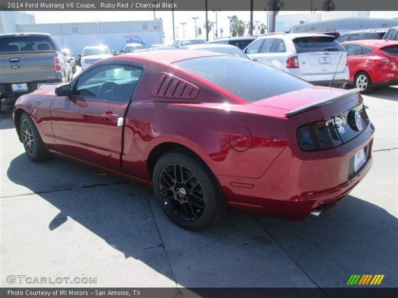 Ruby Red / Charcoal Black 2014 Ford Mustang V6 Coupe