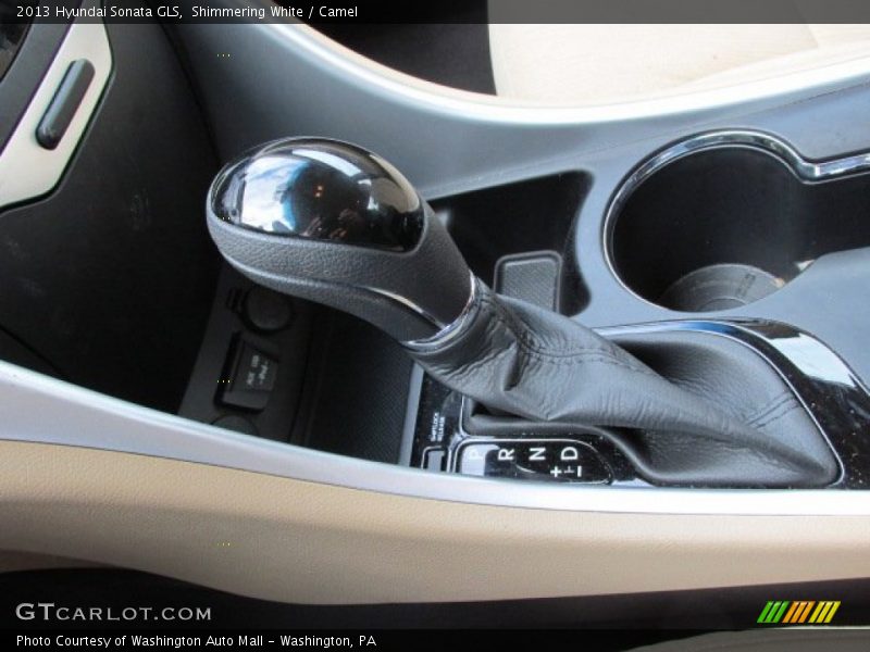 Shimmering White / Camel 2013 Hyundai Sonata GLS
