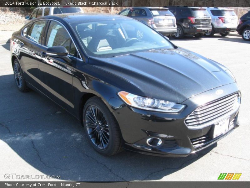 Tuxedo Black / Charcoal Black 2014 Ford Fusion SE EcoBoost