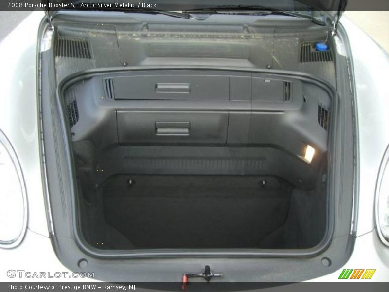 Arctic Silver Metallic / Black 2008 Porsche Boxster S
