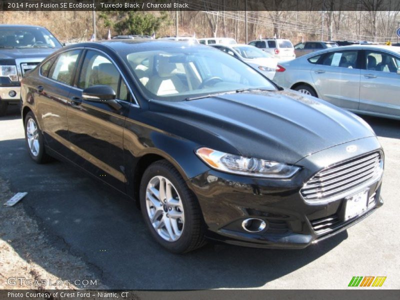 Tuxedo Black / Charcoal Black 2014 Ford Fusion SE EcoBoost