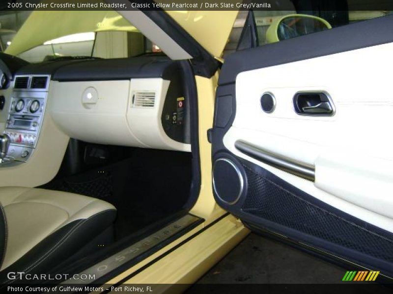 Classic Yellow Pearlcoat / Dark Slate Grey/Vanilla 2005 Chrysler Crossfire Limited Roadster