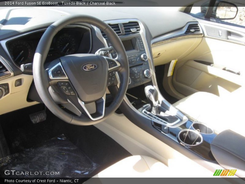 Tuxedo Black / Charcoal Black 2014 Ford Fusion SE EcoBoost