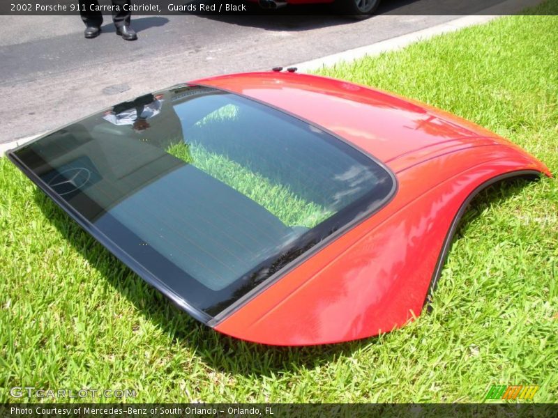 Guards Red / Black 2002 Porsche 911 Carrera Cabriolet