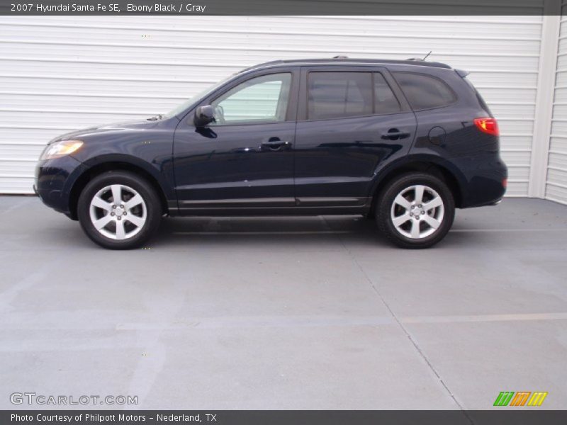  2007 Santa Fe SE Ebony Black