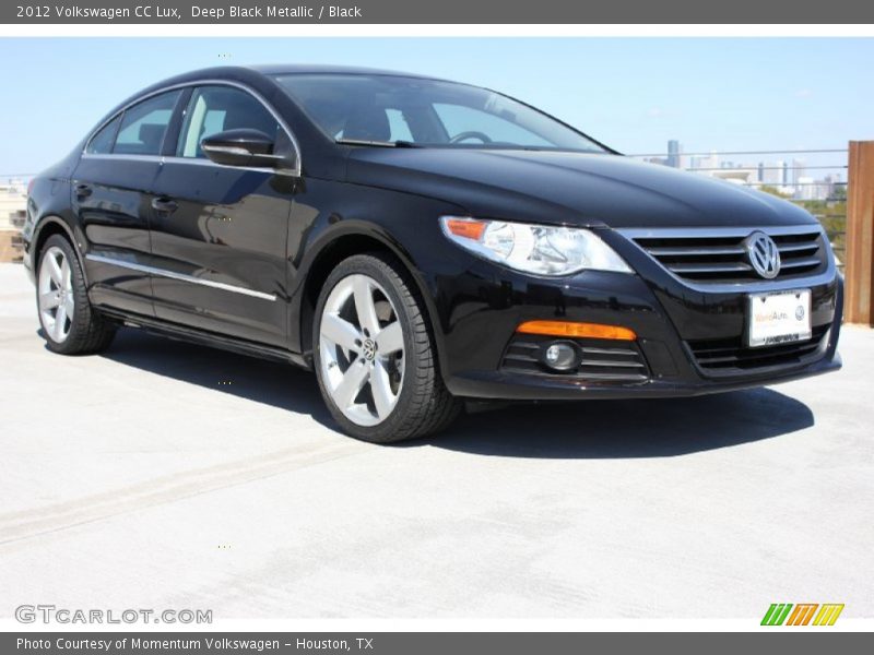 Deep Black Metallic / Black 2012 Volkswagen CC Lux
