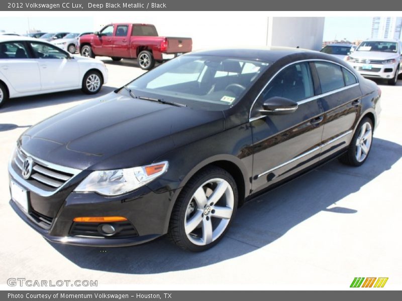 Deep Black Metallic / Black 2012 Volkswagen CC Lux