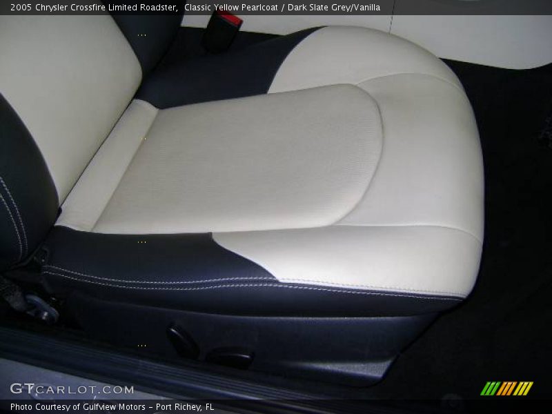 Classic Yellow Pearlcoat / Dark Slate Grey/Vanilla 2005 Chrysler Crossfire Limited Roadster