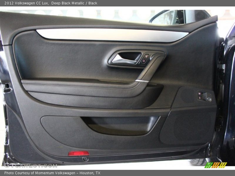 Deep Black Metallic / Black 2012 Volkswagen CC Lux