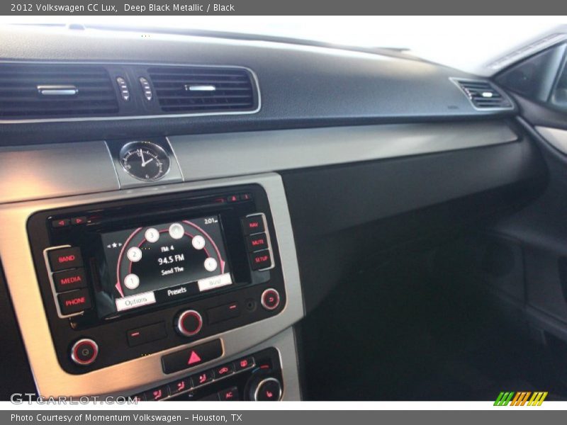 Deep Black Metallic / Black 2012 Volkswagen CC Lux