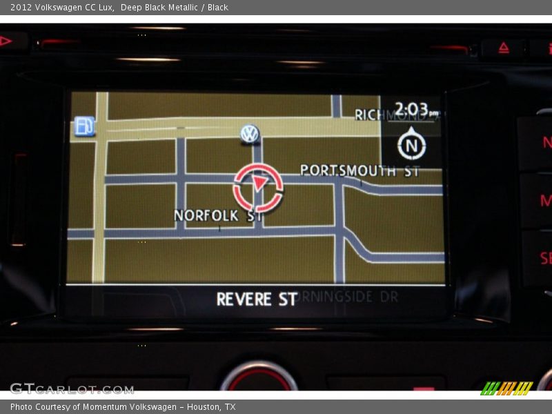 Deep Black Metallic / Black 2012 Volkswagen CC Lux