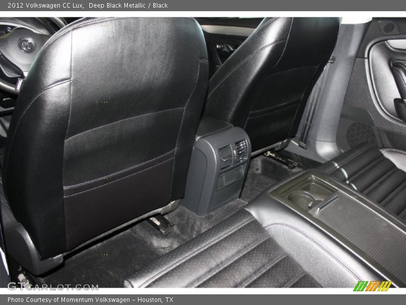Deep Black Metallic / Black 2012 Volkswagen CC Lux