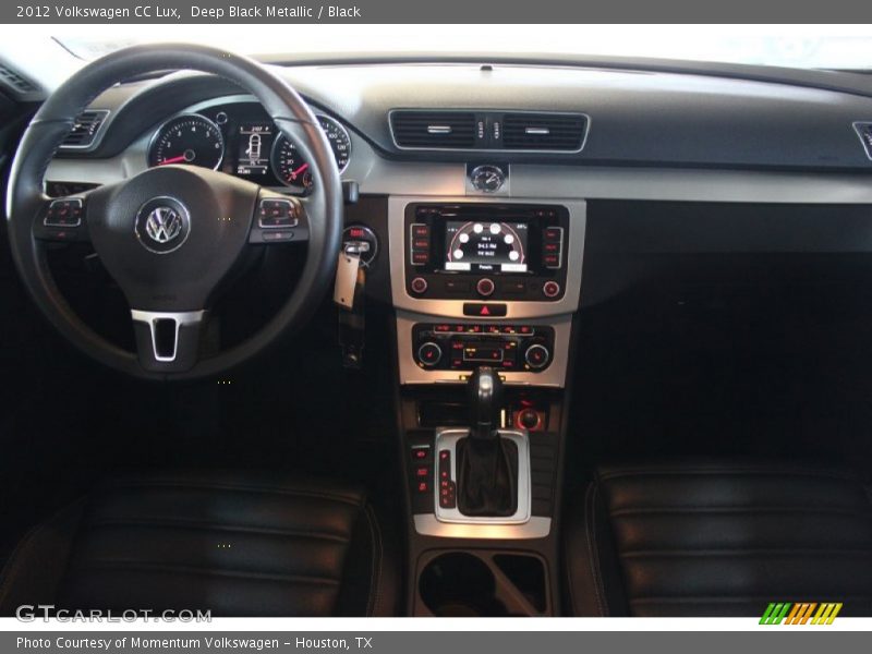 Deep Black Metallic / Black 2012 Volkswagen CC Lux