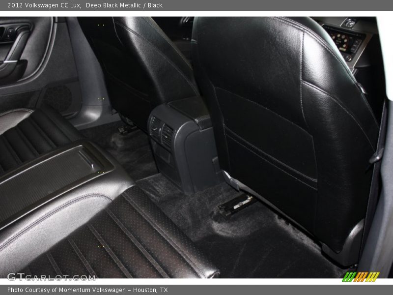 Deep Black Metallic / Black 2012 Volkswagen CC Lux