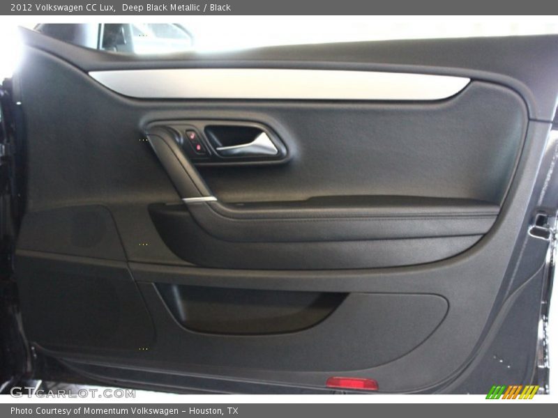 Deep Black Metallic / Black 2012 Volkswagen CC Lux