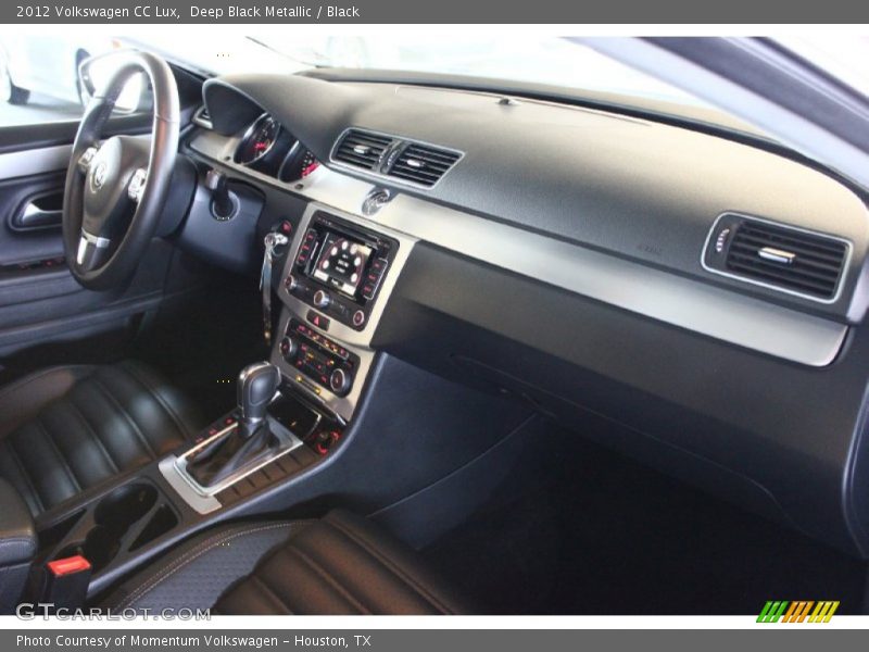 Deep Black Metallic / Black 2012 Volkswagen CC Lux