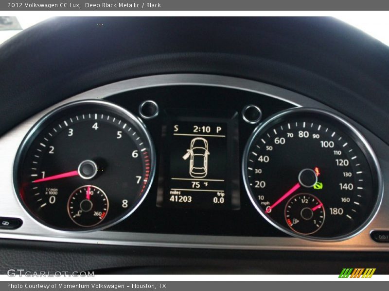 Deep Black Metallic / Black 2012 Volkswagen CC Lux