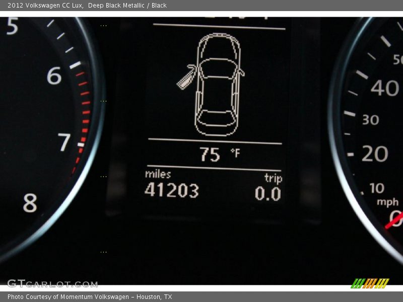 Deep Black Metallic / Black 2012 Volkswagen CC Lux