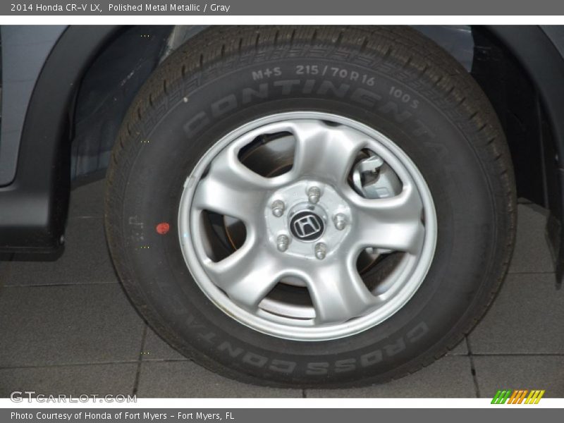 Polished Metal Metallic / Gray 2014 Honda CR-V LX