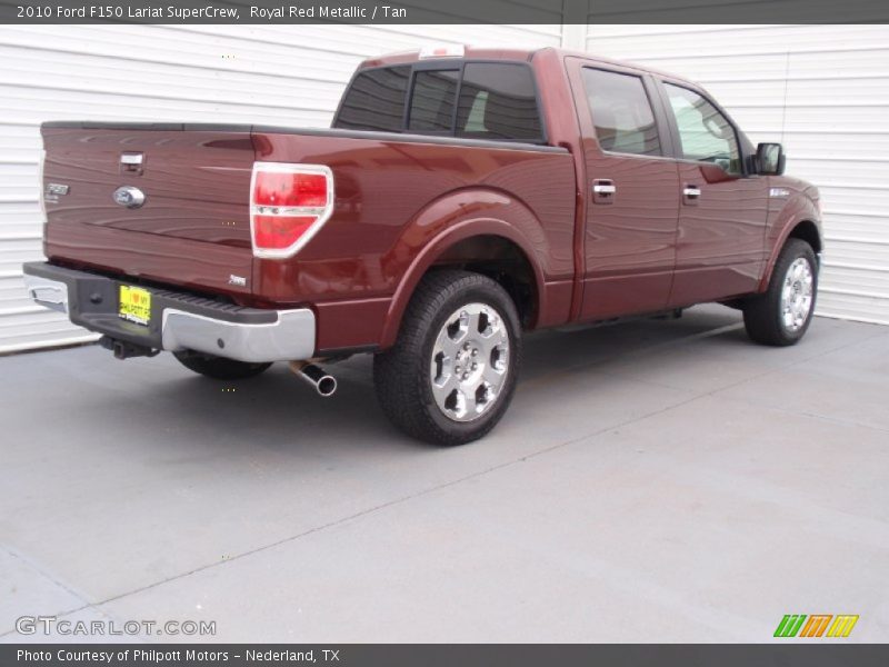 Royal Red Metallic / Tan 2010 Ford F150 Lariat SuperCrew