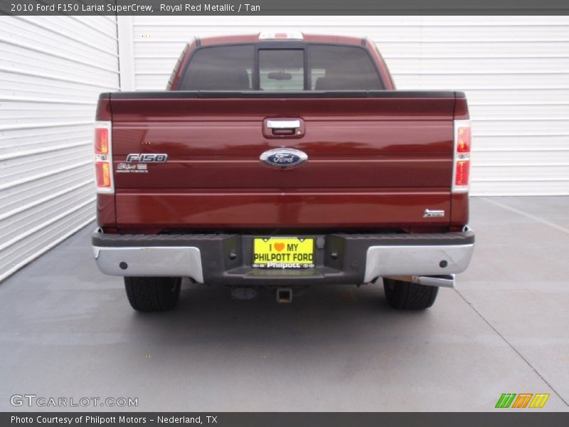 Royal Red Metallic / Tan 2010 Ford F150 Lariat SuperCrew