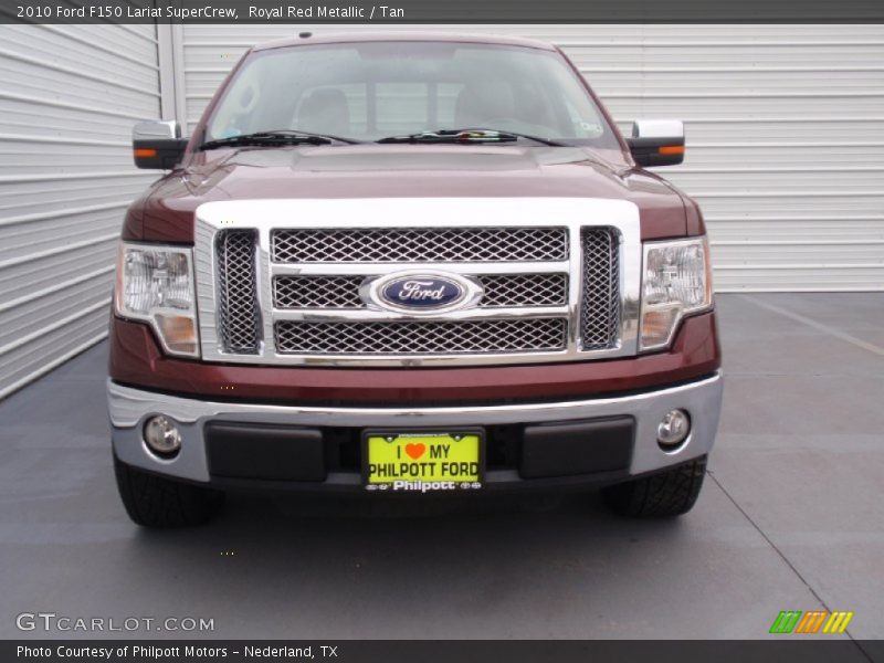 Royal Red Metallic / Tan 2010 Ford F150 Lariat SuperCrew